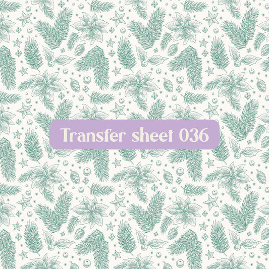 Transfer sheet 036 - Transfer paper - CLN Atelier