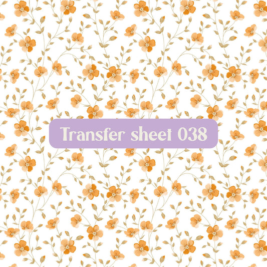 Transfer sheet 038 - Transfer paper - CLN Atelier