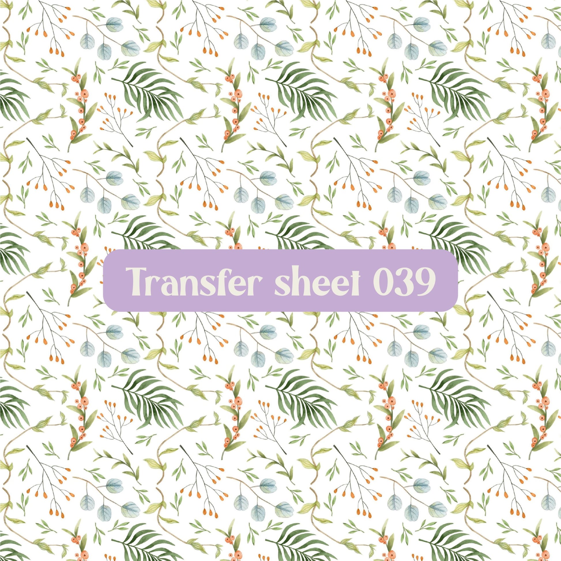 Transfer sheet 039 - Transfer paper - CLN Atelier