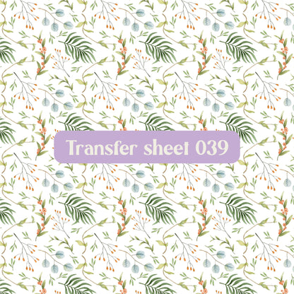 Transfer sheet 039 - Transfer paper - CLN Atelier