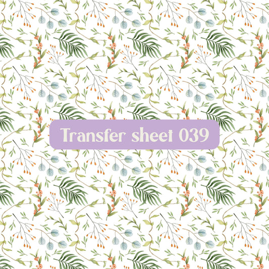 Transfer sheet 039 - Transfer paper - CLN Atelier