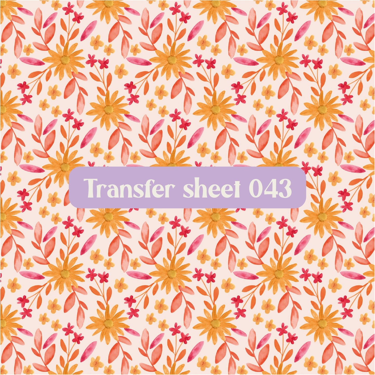 Transfer sheet 043 - Transfer paper - CLN Atelier