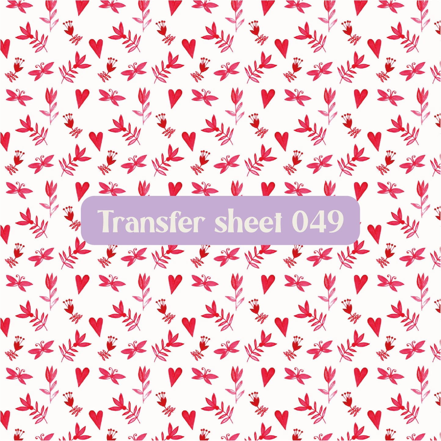 Transfer sheet 049 - Transfer paper - CLN Atelier