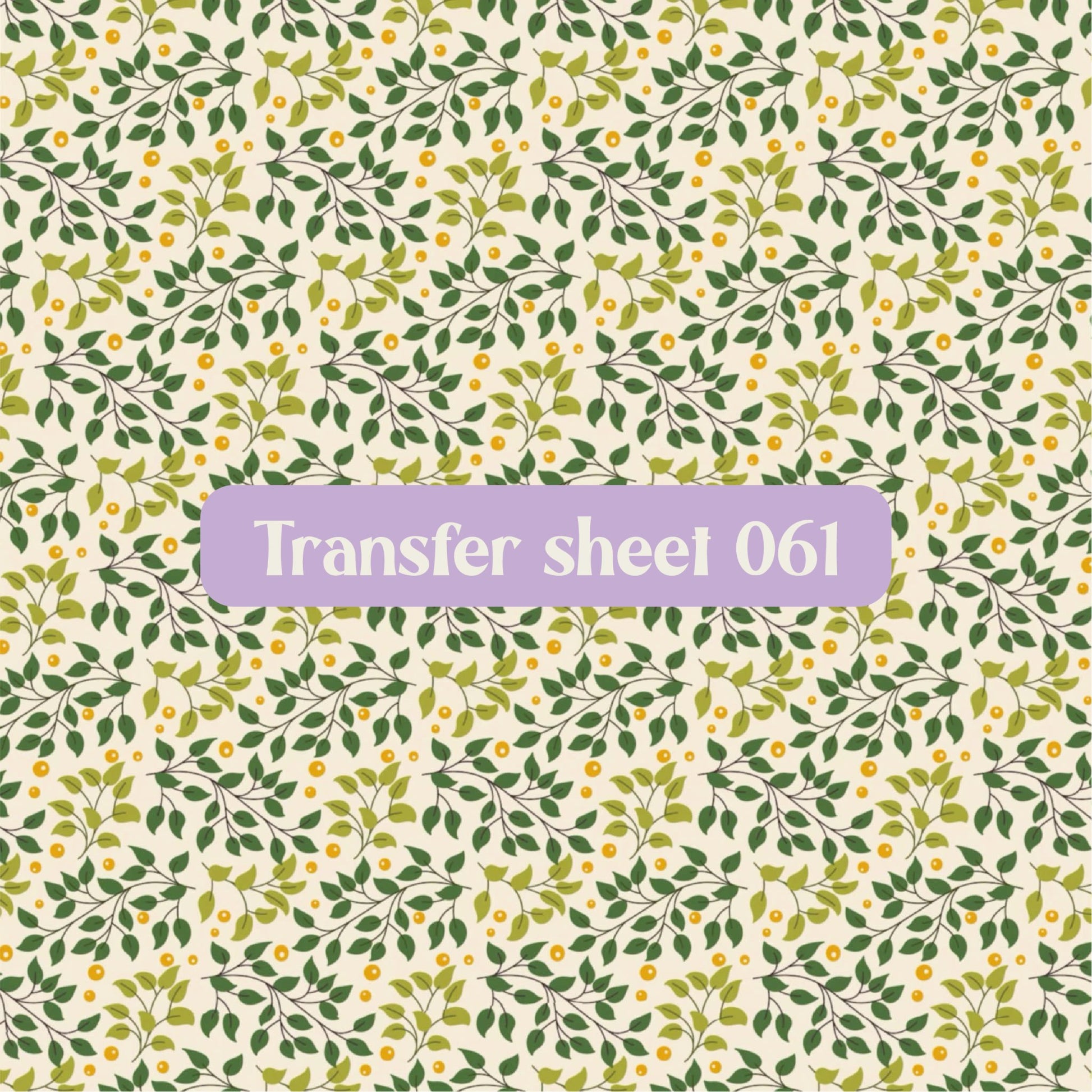 Transfer sheet 061 - Transfer paper - CLN Atelier