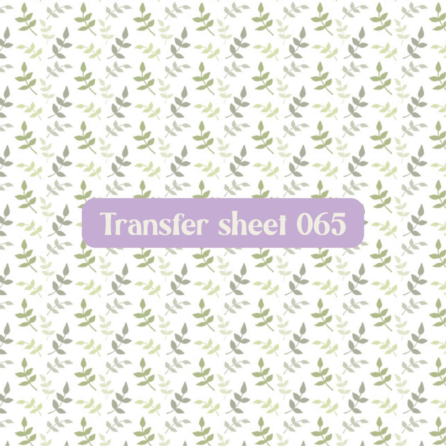 Transfer sheet 065 - Transfer paper - CLN Atelier