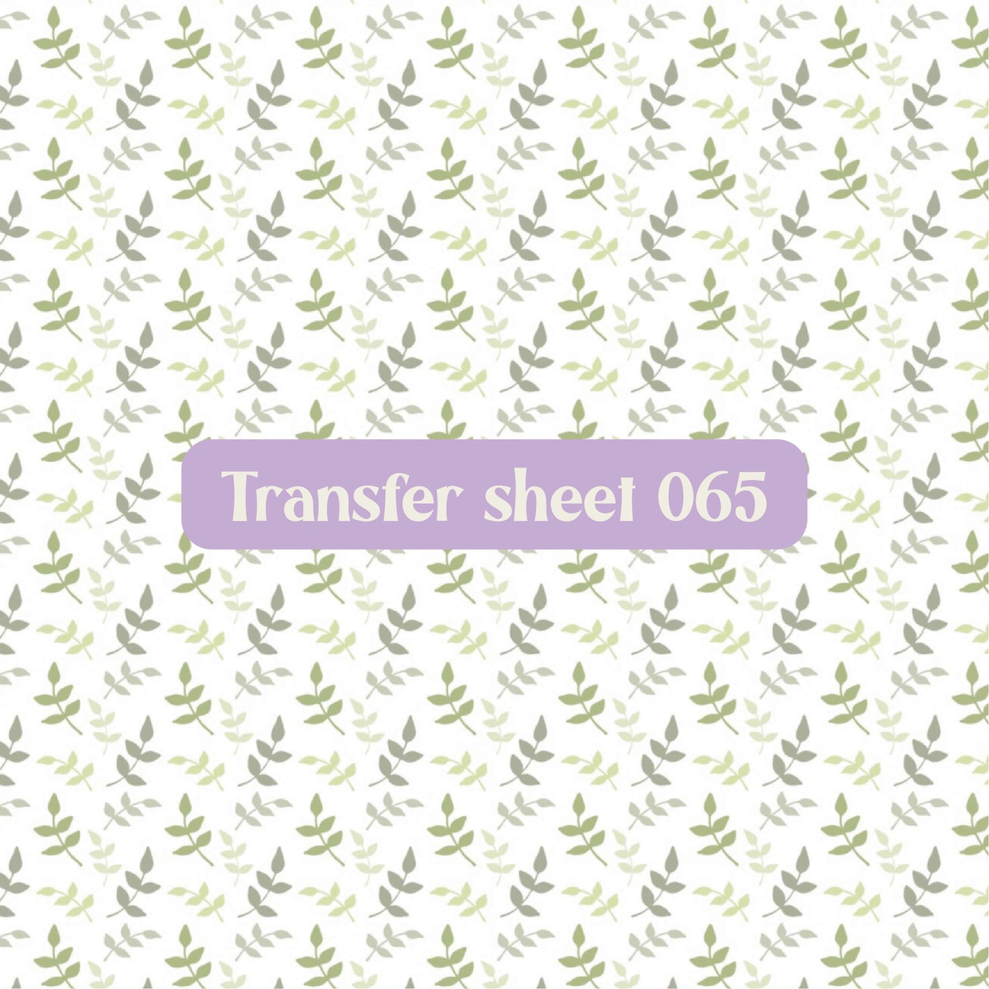 Transfer sheet 065 - Transfer paper - CLN Atelier