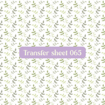 Transfer sheet 065 - Transfer paper - CLN Atelier