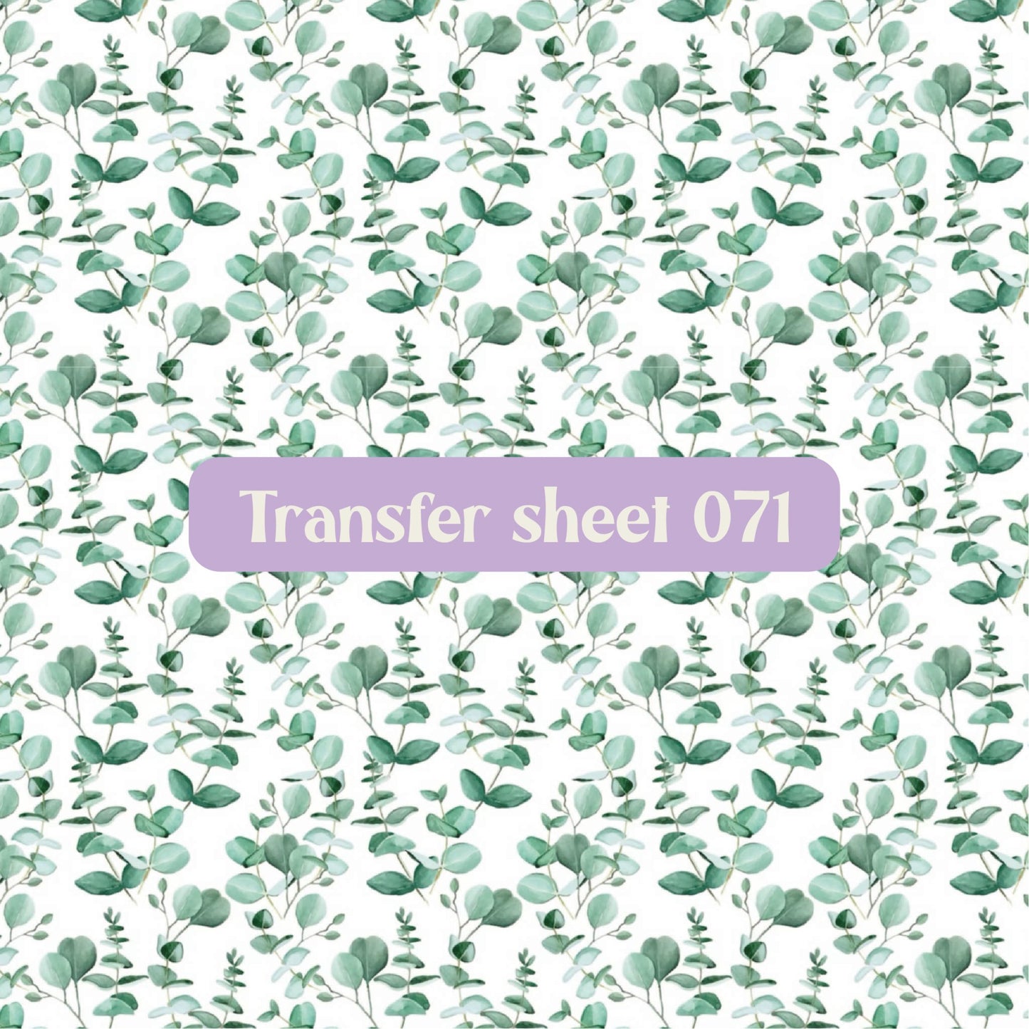 Transfer sheet 071 - Transfer paper - CLN Atelier