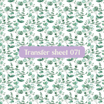 Transfer sheet 071 - Transfer paper - CLN Atelier