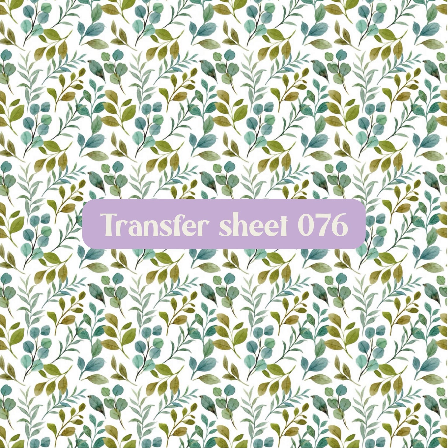 Transfer sheet 076 - Transfer paper - CLN Atelier