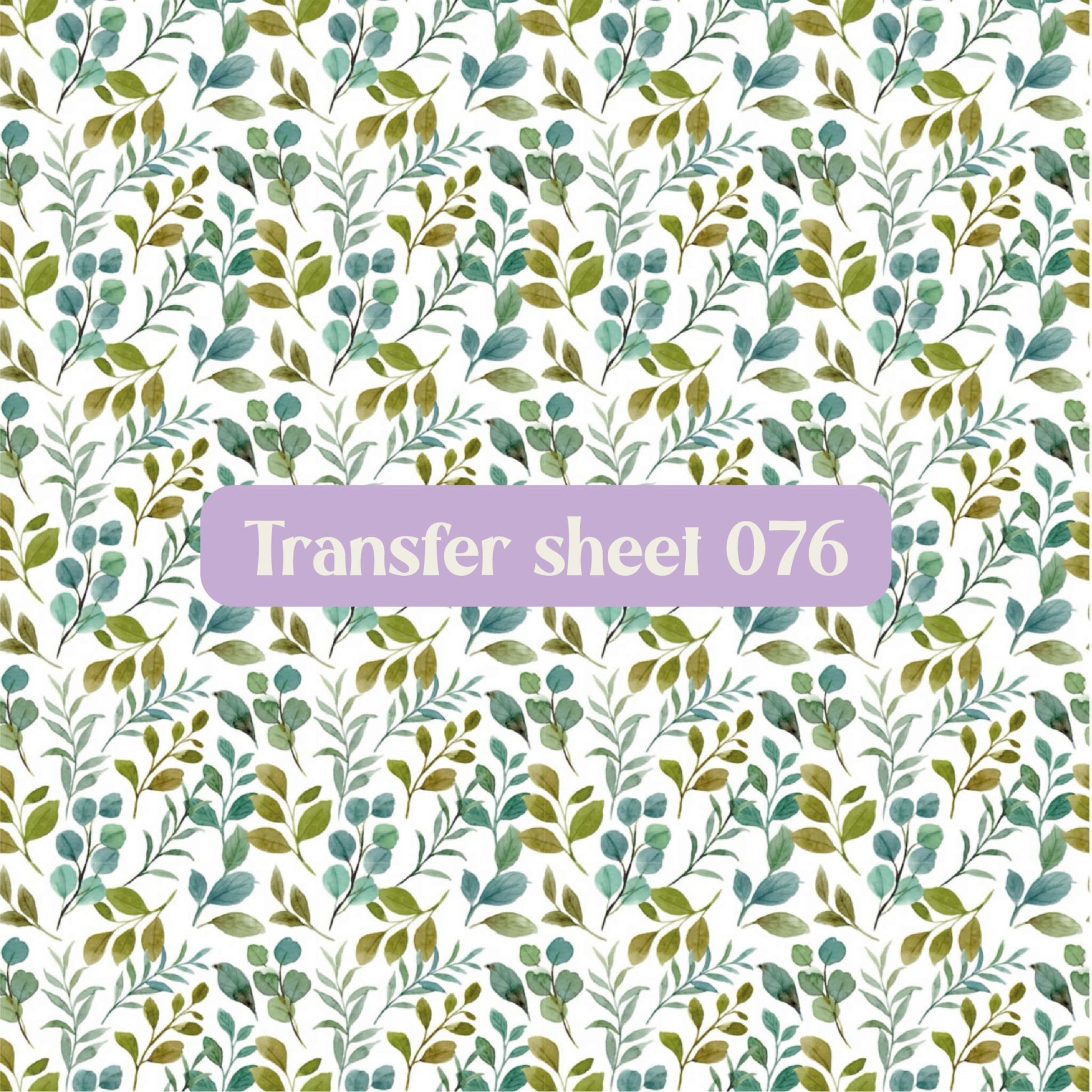 Transfer sheet 076 - Transfer paper - CLN Atelier