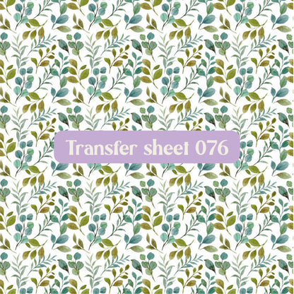 Transfer sheet 076 - Transfer paper - CLN Atelier