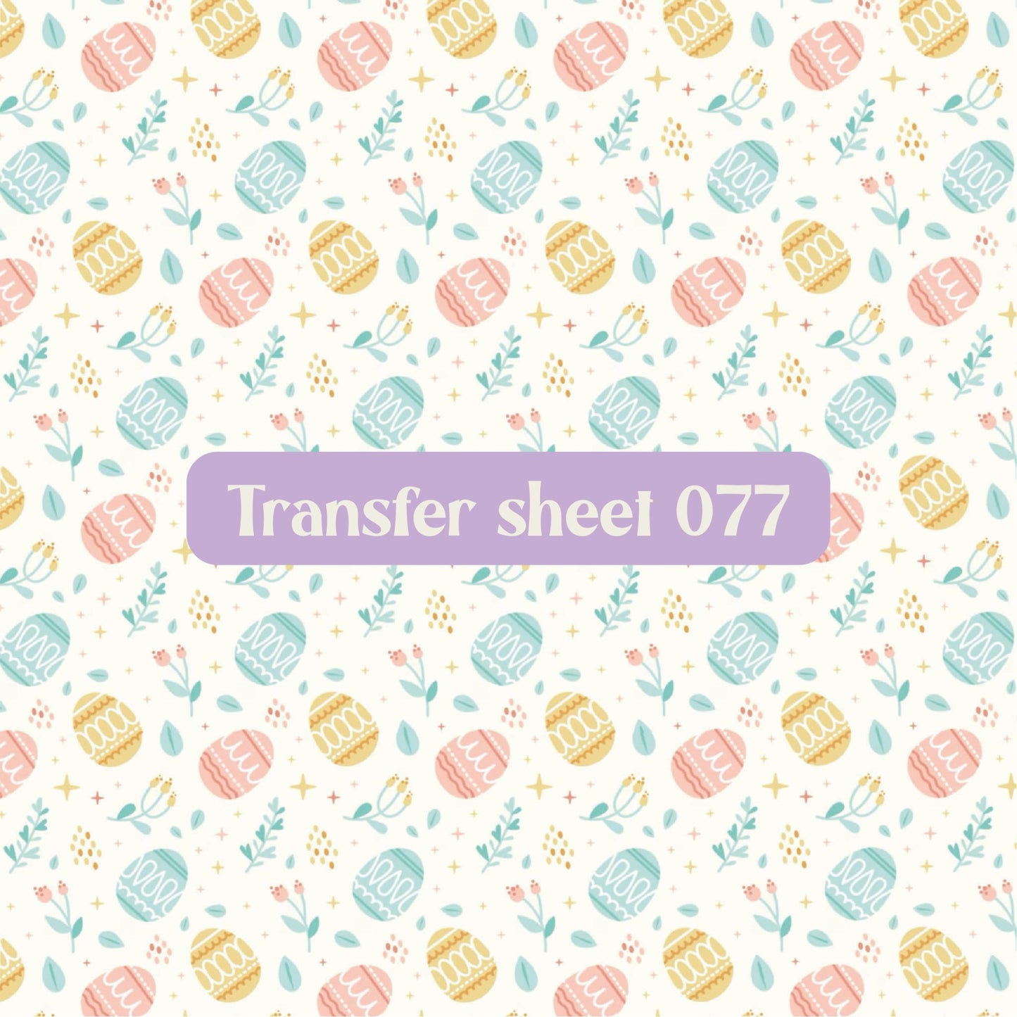 Transfer sheet 077 - Transfer paper - CLN Atelier