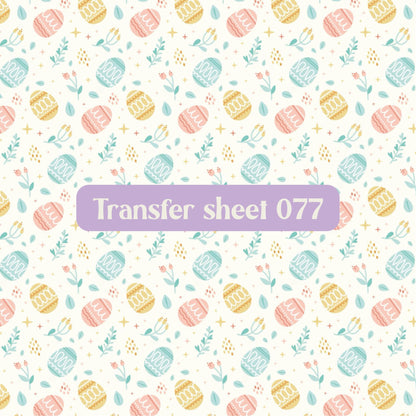 Transfer sheet 077 - Transfer paper - CLN Atelier